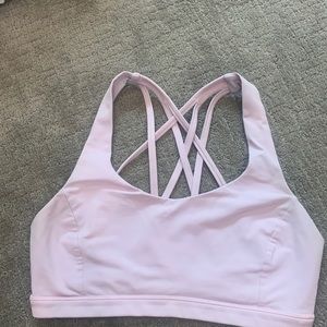 🧤 lululemon teal multistrap sports bra size 8